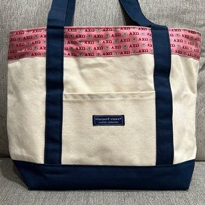 Alpha Chi Omega AXO Vineyard Vines Tote